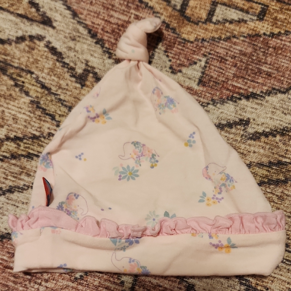 Magnetic Me Pink Elephant Newborn Hat